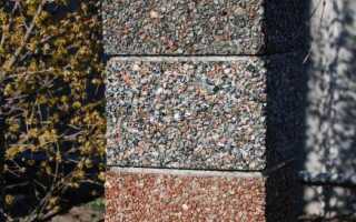 Декоративные бетонные блоки для столбов забора