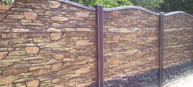 Еврозабор из бетона: виды, размеры, установка