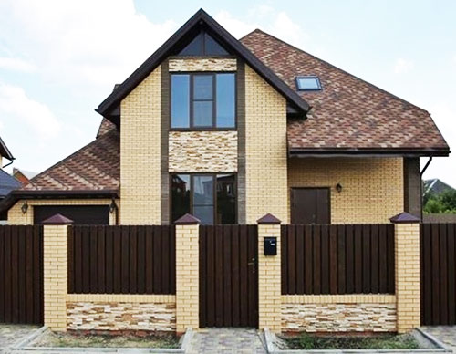 цветовое оформление забора 