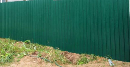 забор глина