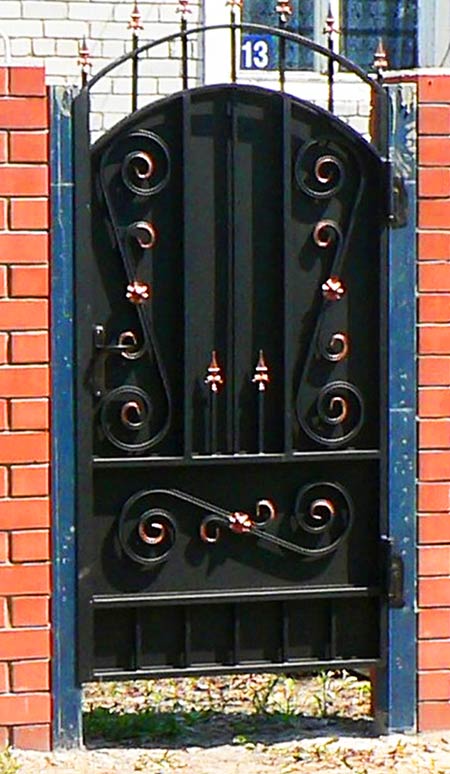 калитка кованый металл 