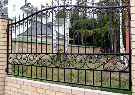секция кованого забора