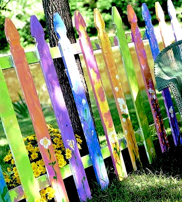 покраска штакетника