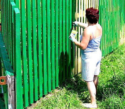 покраска забора покраска забора