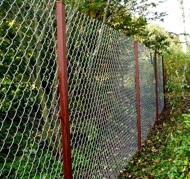 забор из сетки рабицы забор из сетки рабицы