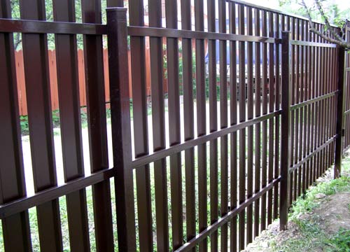 металлический штакетник 