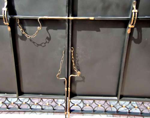 вертикальные засовы для ворот