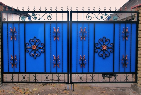 ворота ковка