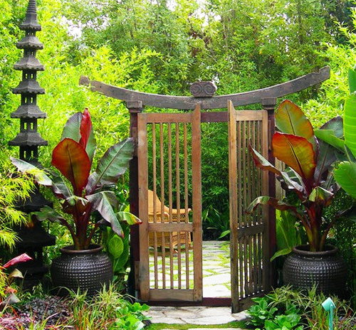 забор японский стиль 