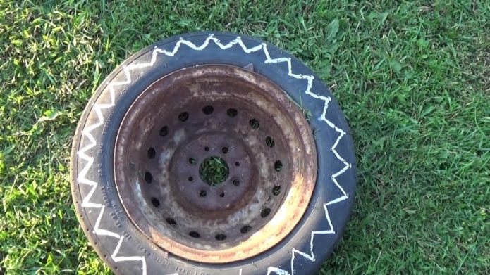 разметка перед резом