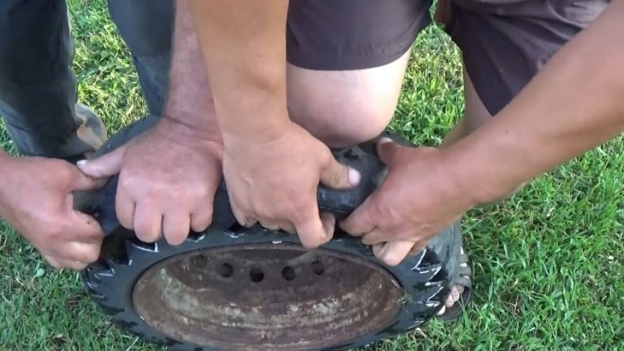 Выворачиваем шину