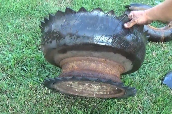 Чаша из покрышки