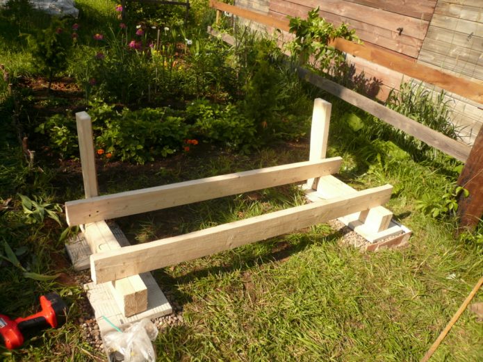 Каркас для скамейки