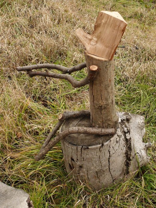 Буратино на пеньке