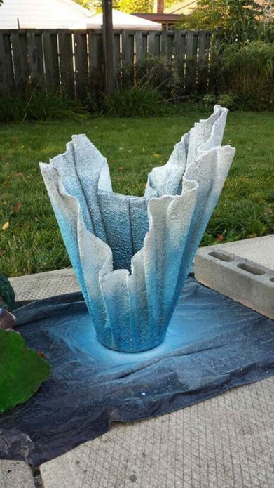 Покраска вазы