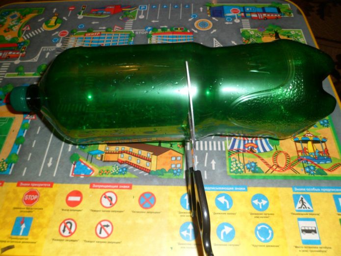 Разрезание бутылки