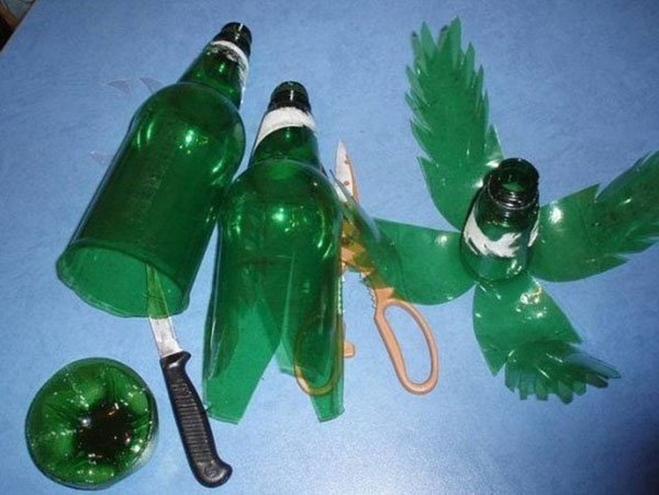 Изготовление перистых листьев