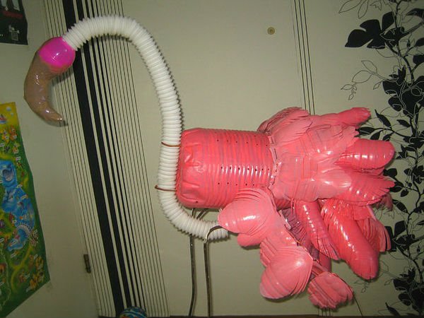 Изготовление клюва фламинго