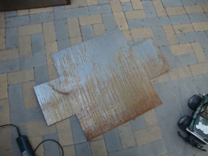 развертка для мангала