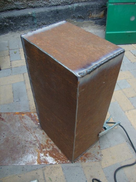 сварка торцов мангала