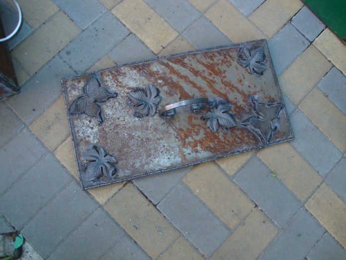 декоративная крышка на мангал