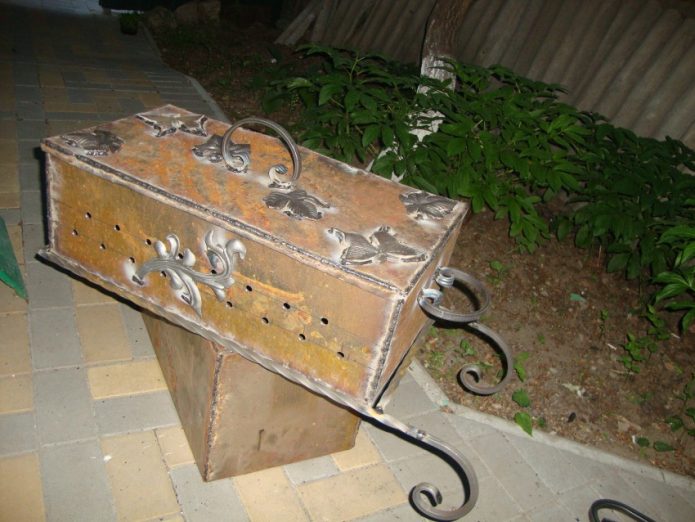 декорирование мангала