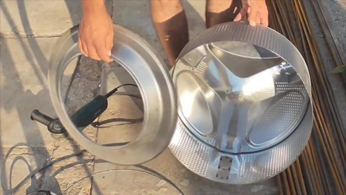 изготовление мангала из барабана стиральной машины