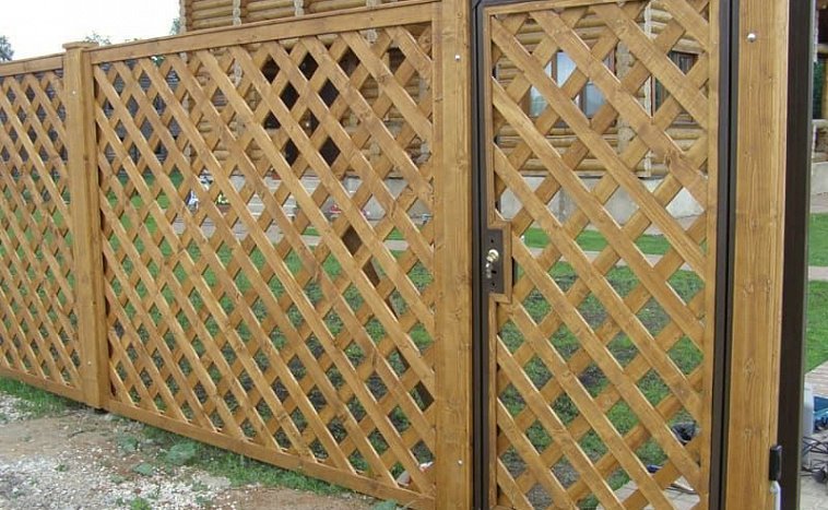 Забор из реек